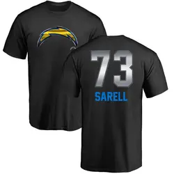 Foster Sarell Los Angeles Chargers Men's Black by Midnight Mascot T-Shirt -