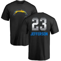 Tony Jefferson Los Angeles Chargers Men's Black by Midnight Mascot T-Shirt -