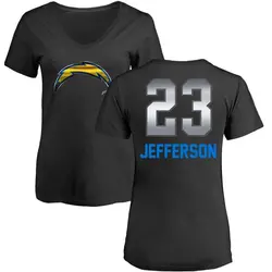 Tony Jefferson Los Angeles Chargers Women's Black by Midnight Mascot T-Shirt -