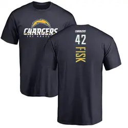 Tucker Fisk Los Angeles Chargers Men's Navy Backer T-Shirt -