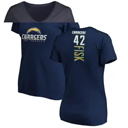 Tucker Fisk Los Angeles Chargers Women's Navy Backer T-Shirt -