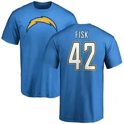 Tucker Fisk Los Angeles Chargers Youth Blue by Name & Number T-Shirt -